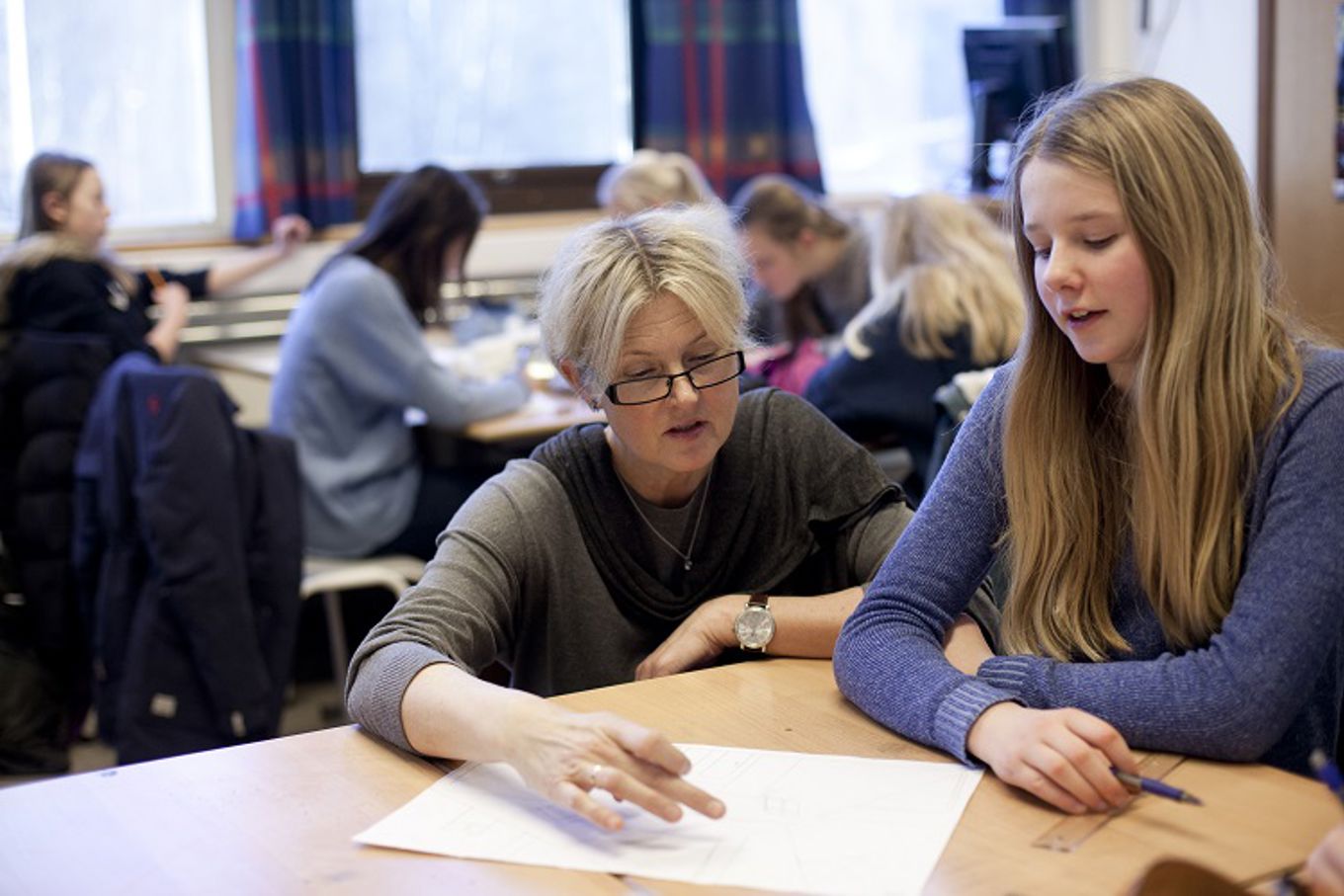 Lærer og elev Lærer og elev